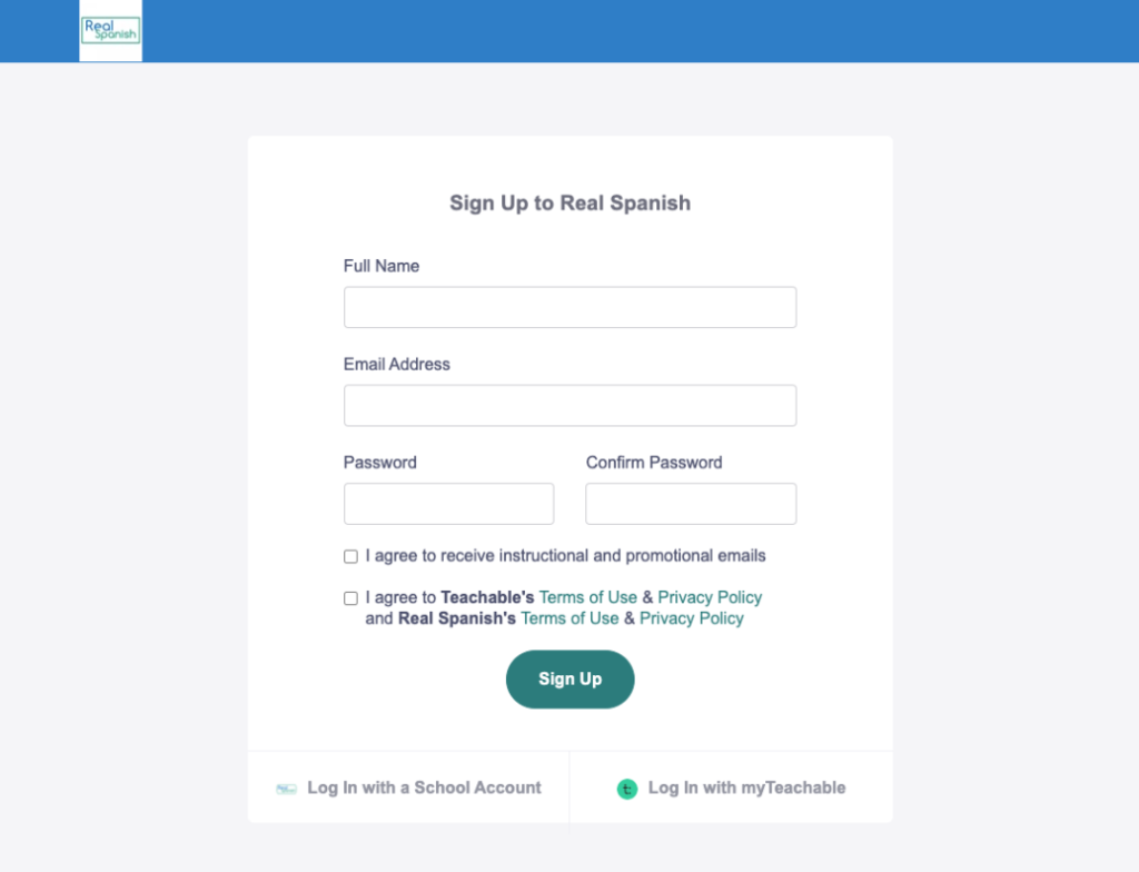 Email Sign in / Sign up instructions